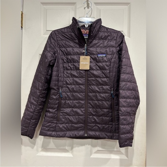 Patagonia Women's XS Nano Puff Insulated Jacket Obsidian Plum Purple NWT - Picture 1 of 9